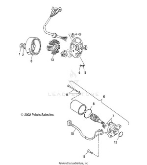 Generator/starting Motor - A03ka09ca/cb (4983138313c02) Schematic