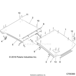 Body, Roof - Z19vpl92ak/bk/ar/br/am/bm (c700360) Schematic