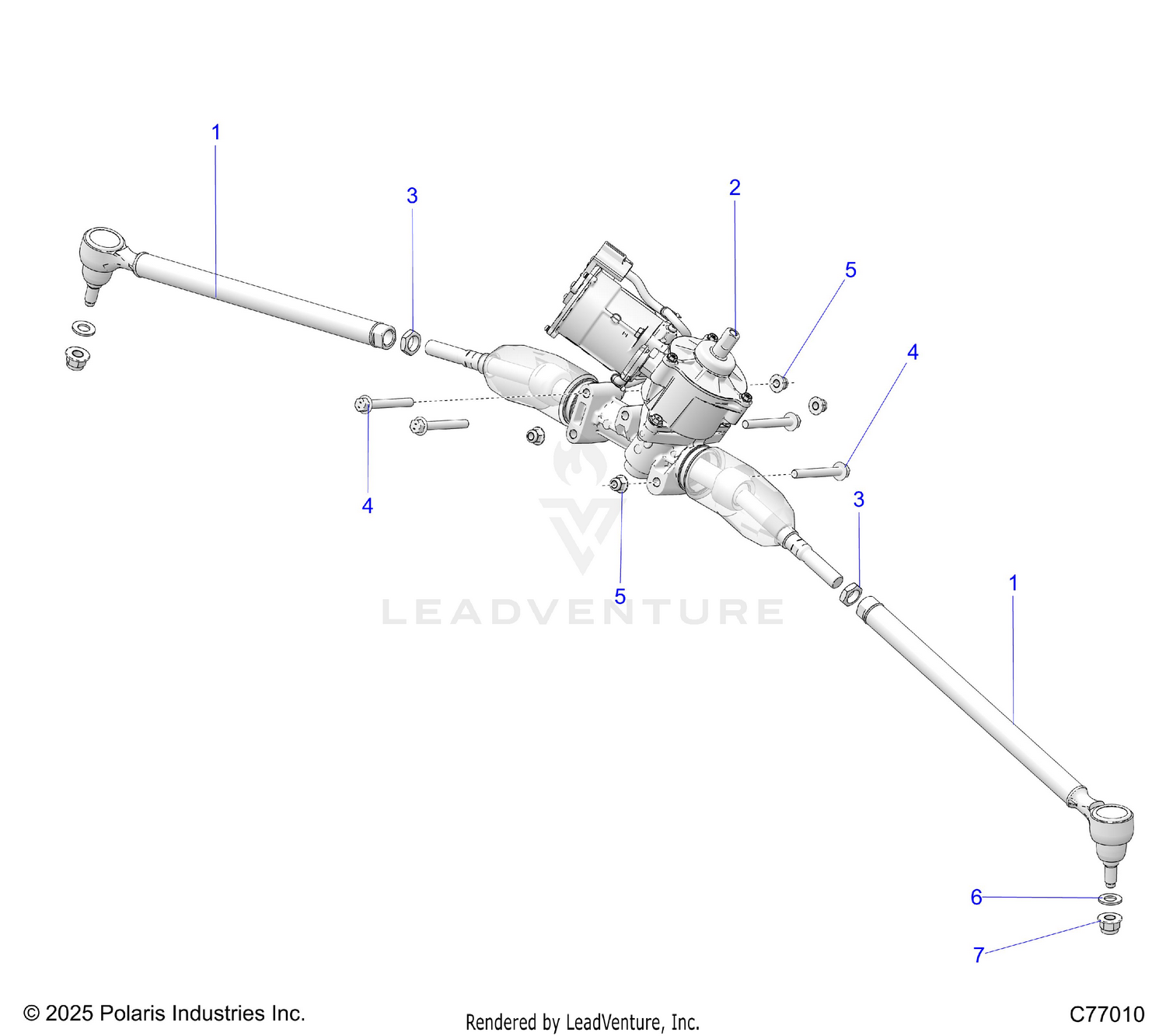 STEERING, GEARBOX AND TIE RODS - Z26RRE2KAL (C77010)