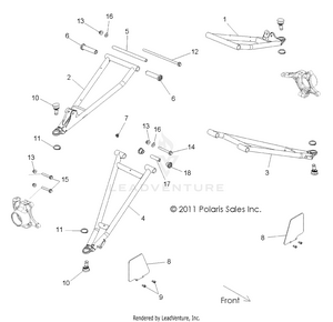 Suspension, Front Control Arms - R12jt87ab/ad/as/aw/9eaw (49rgrsuspfrt12rzrxp900) Schematic