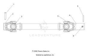 Drive Train, Front Prop Shaft - R12rh45ag/ah/ar (49rgrshaftprop097004x4) Schematic