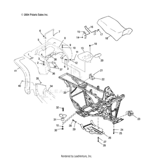 Rear Cab And Seat - A05cd32aa/ab/ac (4994909490a03) Schematic