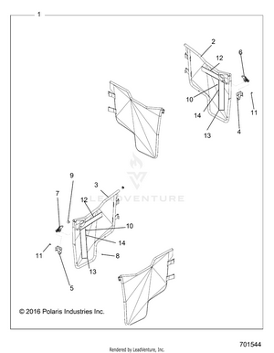 Body, Door, Half - R17rtm99am/bm (701544) Schematic