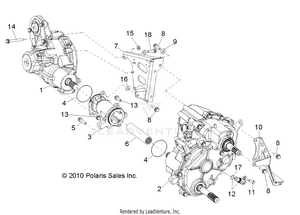 Drive Train, Gearcase, Carrier Mounting (built 5/17/10 And After) - R10vh76 All Options/vy76az (49rgrtransmtg1332919) Schematic