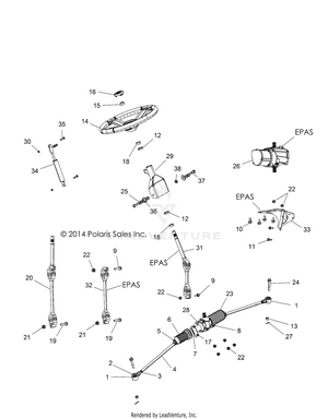Steering, Steering Asm. - All Options (49rgrsteering14900xp) Schematic