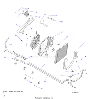 Engine, Cooling System - R25rry99as/bs/al/bl/ap/bp/a9/b9/af/bf/ak/bk (c700076-1) Schematic