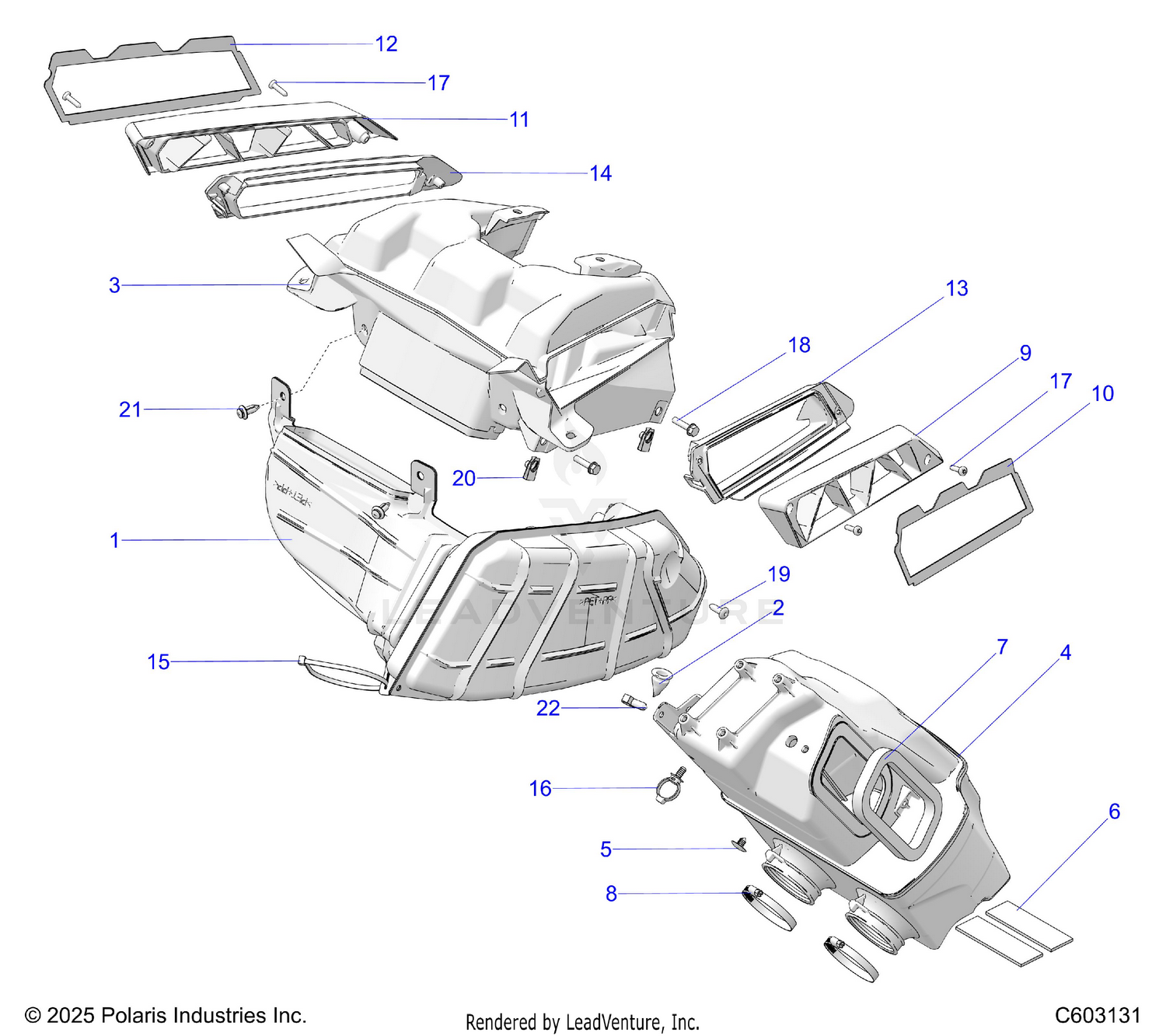 ENGINE, AIR INTAKE - S26AJB6RSL/REL/AJE6RSL (C603131)
