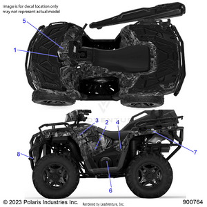 Body, Decals, Graphic - A25shd57a9 (900764-01) Schematic
