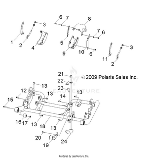 Chassis, Swing Arm - R13va17aa/ab (49rgrswingarm10rzr170) Schematic
