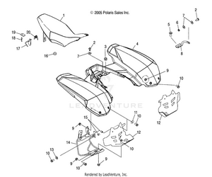 Cab, Rear And Seat - A06gj50aa/ab/ac (4999201849920184a04) Schematic