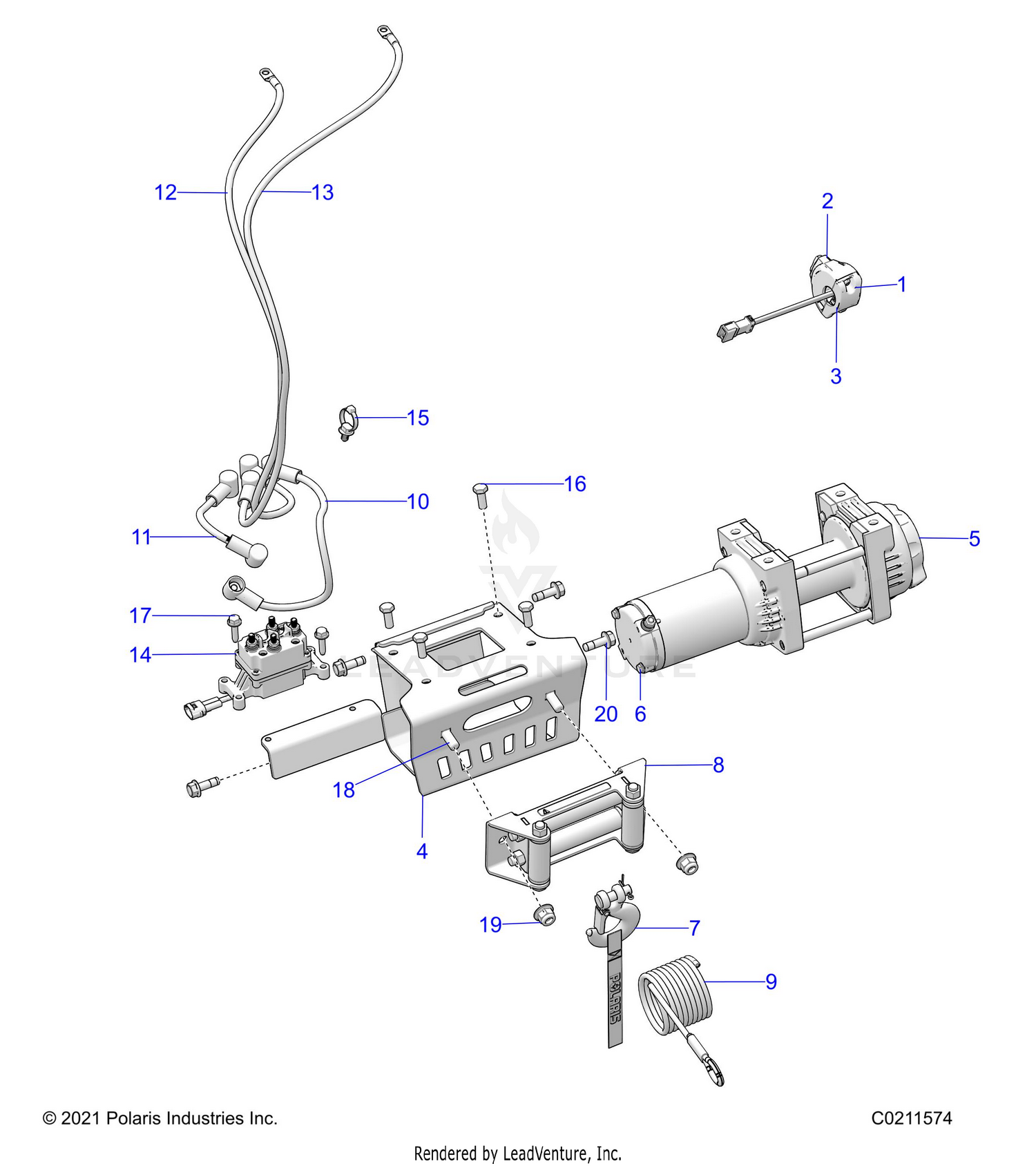 CHASSIS, WINCH - A26SXZ85A9/AN/AZ (C0211574)