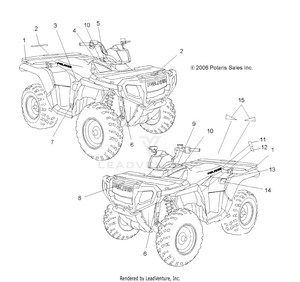 Decals - A07mh46aa/az (49atvdecalsp450) Schematic