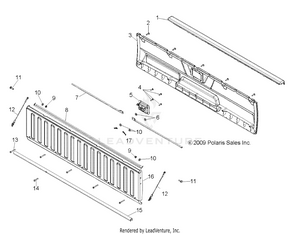 Body, Tailgate Asm. - R12wh76ag/ar/eah/eav/eaw (49rgrtailgate10800crew) Schematic