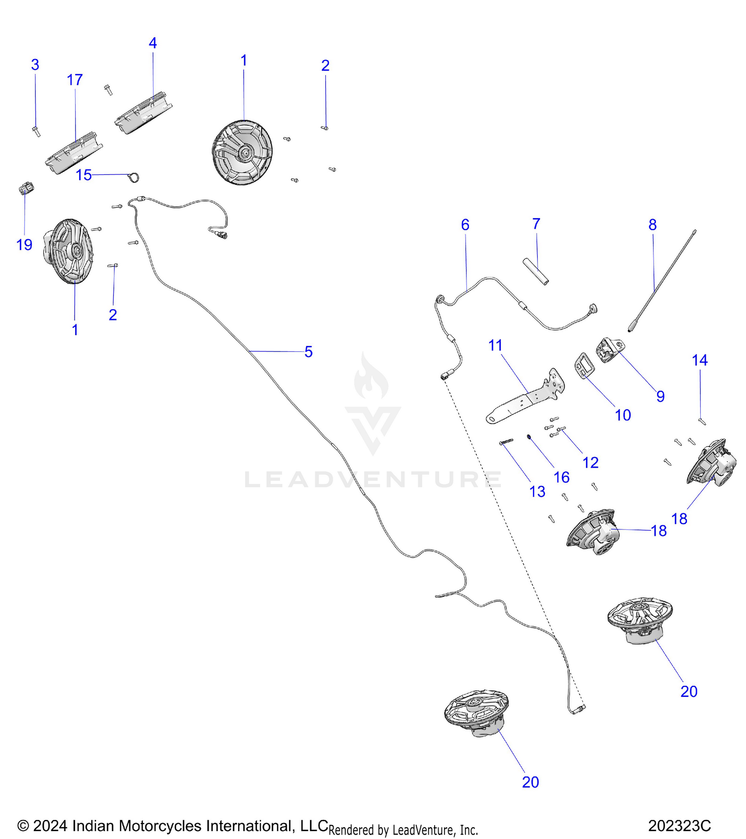 ELECTRICAL, AUDIO SYSTEM, PREMIUM - N26LDXSS ALL OPTIONS (202323C)