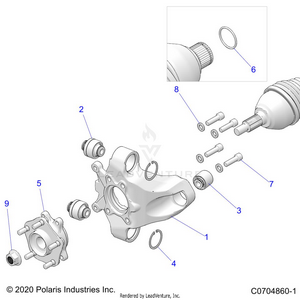 Suspension, Rear Carrier And Hub - Z24rmd2kah/al/bh/bl (c0704860-1) Schematic