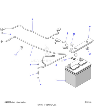 Electrical, Battery - A25shy57al/an (c102436) Schematic