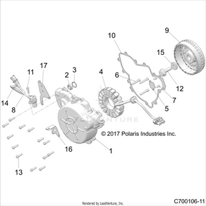 Engine, Stator And Flywheel - Z19vge99ak/aw/bk/bw (c700106-11) Schematic