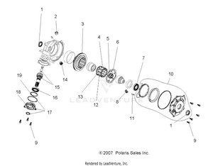 Gearcase, Front (demand Drive)(if Built Before 7/24/06) - A07mh46aa/az (49atvtransintl06sp500) Schematic