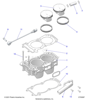 Engine, Cylinder And Piston - Z25nmf99a4/a5/b4/b5 (c703087) Schematic