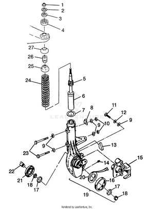 Front Strut Magnum 6x6 - W968744 And Magnum 6x6 Swedish - S968744 (4936073607b007) Schematic