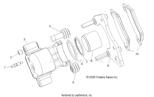Brake Caliper, Front - R07rh50af/ar/at (4999203249920324c05) Schematic