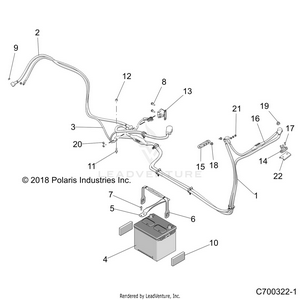 Electrical, Battery - Z19vpl92ak/bk/ar/br/am/bm (c700322-1) Schematic