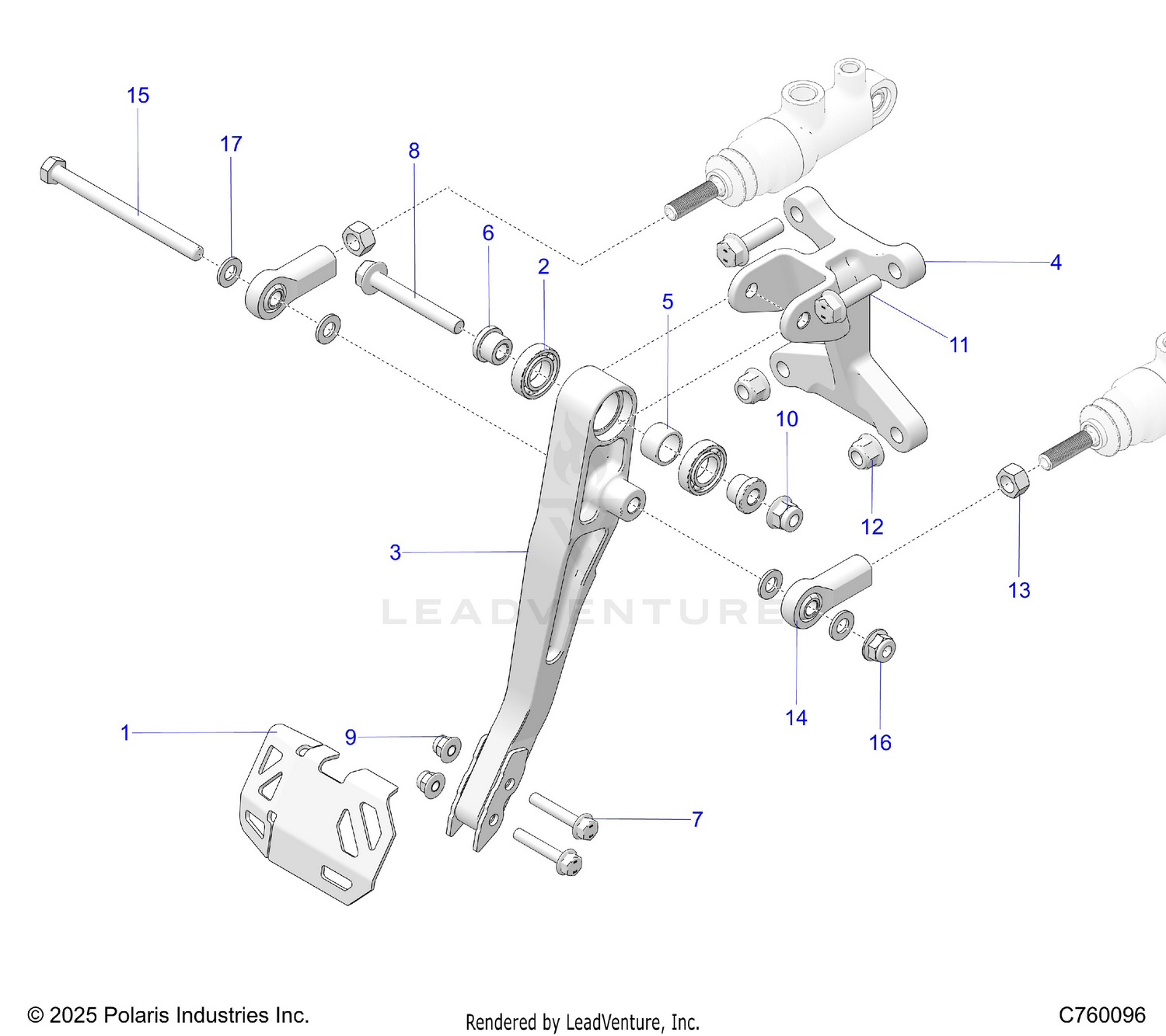 BRAKES, BRAKE PEDAL - Z26RRE2KAL (C760096)