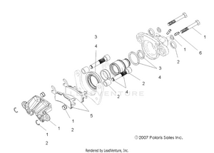 Brakes, Rear Caliper - A12ea32aa (49atvcaliper08scram) Schematic