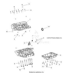 Engine, Crankcase - R16rt_87 All Options (49rgrcrankcase13900xp) Schematic