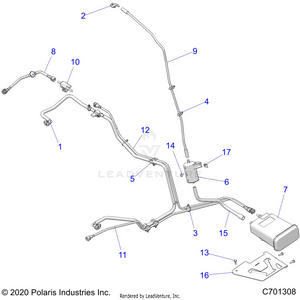 Body, Fuel Lines, Evap - Z21rau92bn (c701308) Schematic