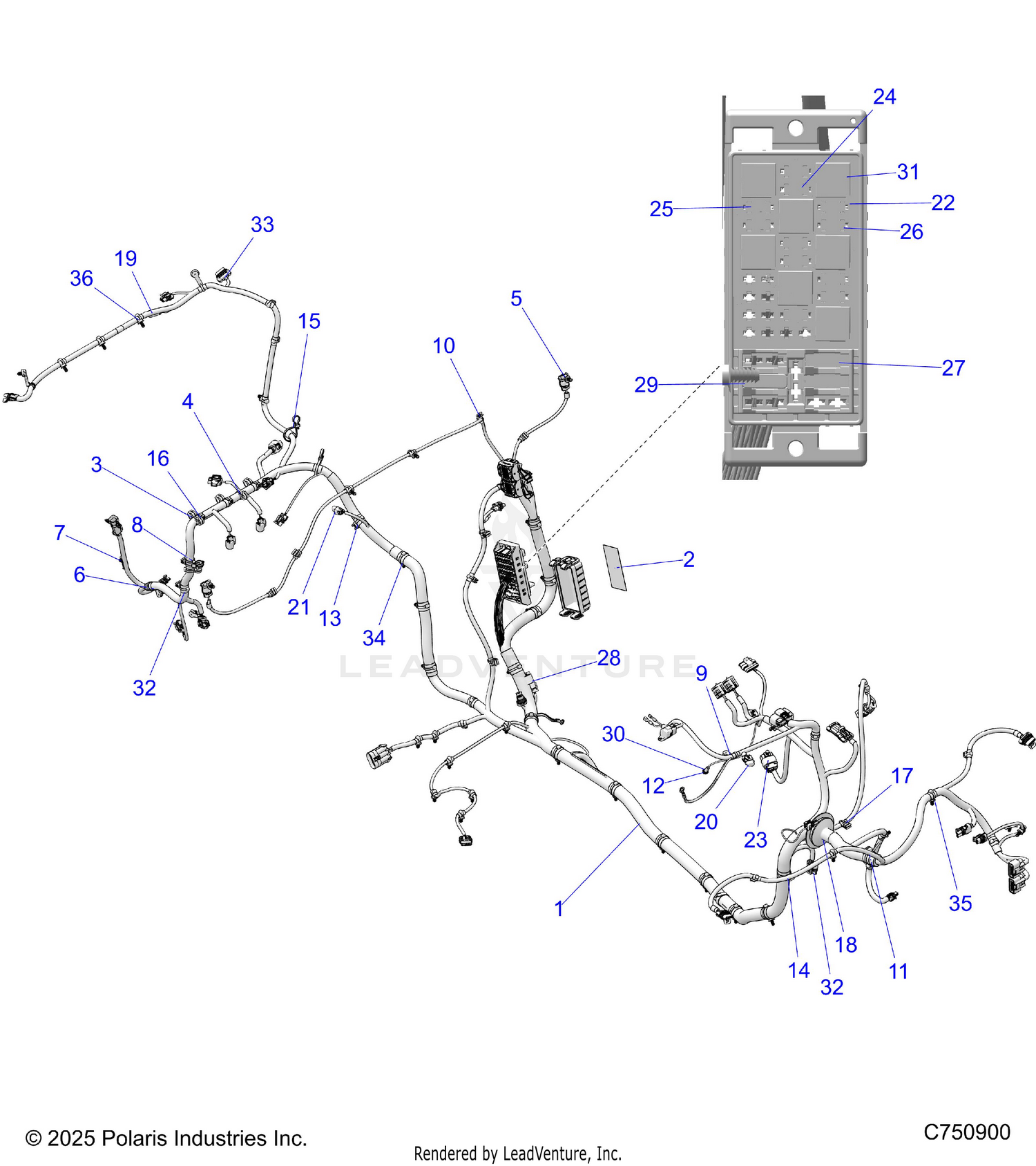 ELECTRICAL, WIRE HARNESS[FROM 1.6.2026]  - Z26NET99A4/B4/A6/B6 (C750900)