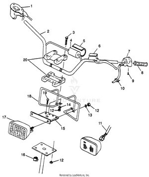 Handlebar/headlight Scrambler 400l W97bc38c (4939893989b008) Schematic