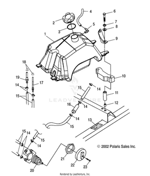 Fuel Tank - A03ca32aa (4978627862a12) Schematic