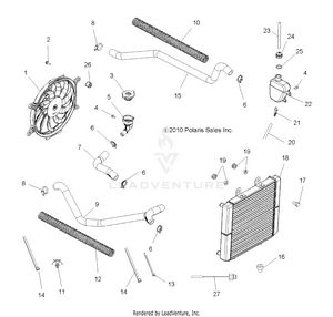 Engine, Cooling System - A11mh46ax/az (49atvcool11sp500) Schematic