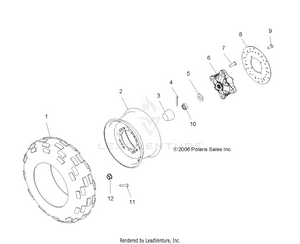 Wheel, Front - A07mh68ax/ay/az (49atvwheelfrt07700) Schematic