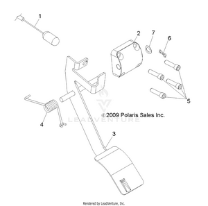 Engine, Throttle Pedal - R12rh45ag/ah/ar (49rgrthrottle10) Schematic