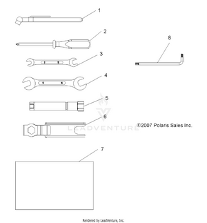 Tools, Tool Kit - A09lh46aq/ax/az (49atvtool08sp500) Schematic