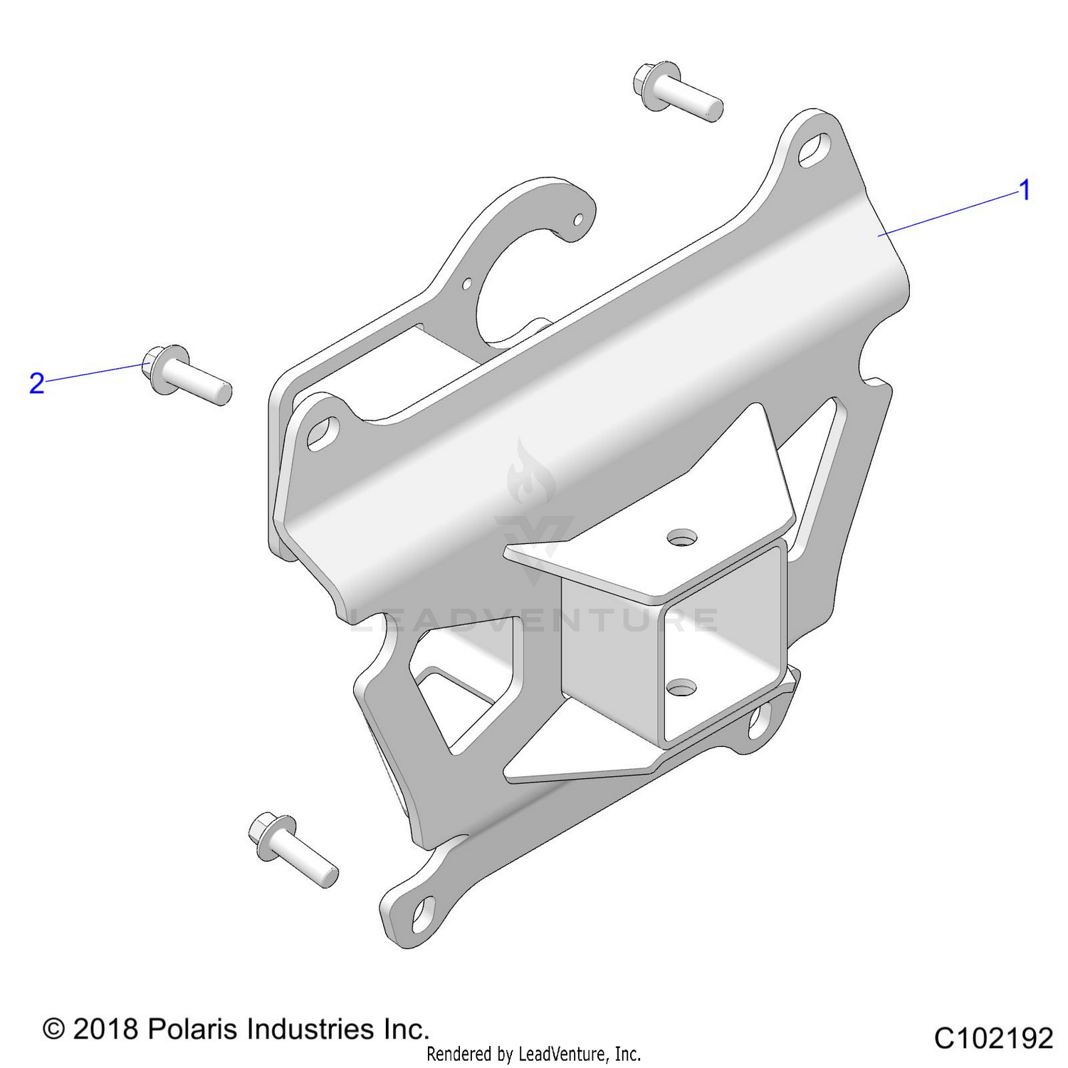 CHASSIS, HITCH MOUNT - A26SLE95FF/CF/EF (C102192)