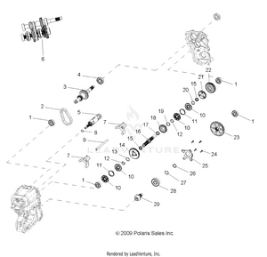 Gearcase, Internal (if Built After 10/11/04) - R05rd50aa/ab/ac/ad/rf50aa/ab (49rgrtransintl08) Schematic