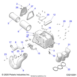 Engine, Air Intake - A21sxn85a4 (c0210291) Schematic