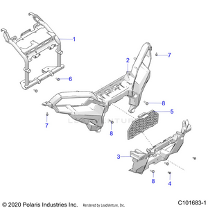 Body, Front Bumper And Mounting - A25sxe85a9/am/ap (c101683) Schematic