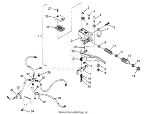 Controls - Master Cylinder/brake Line Magnum 2x4 W957544 (4926852685b009) Schematic