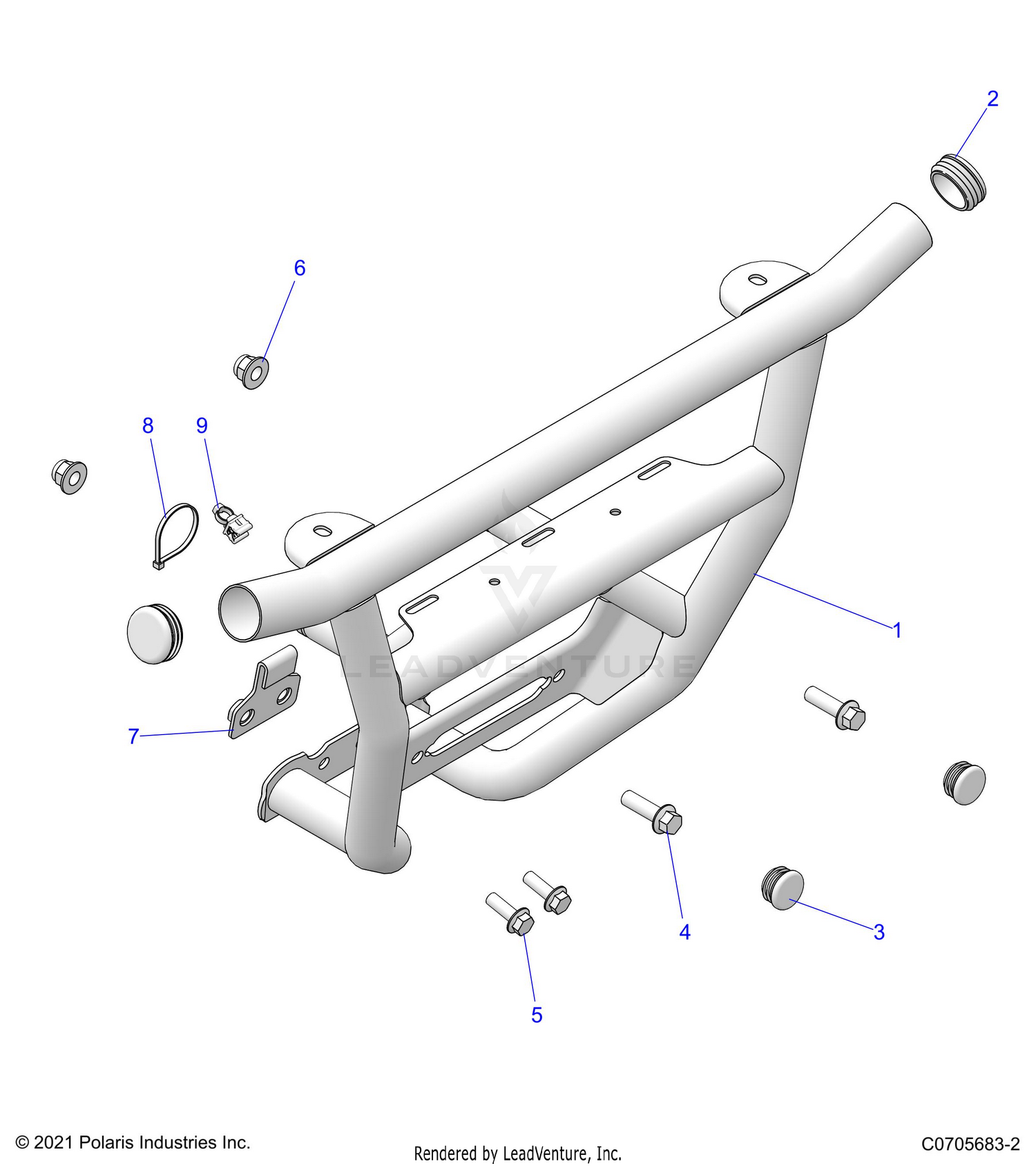 CHASSIS, FRONT BUMPER - G22GMJ99AC/AJ/BC/BJ (C0705683-2)