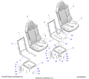 Body, Seat Asm. And Slider - G23gae99a2 (c0702325-2) Schematic