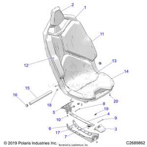 Body, Seat Asm.- Z21rau92an/bn (c2689862) Schematic
