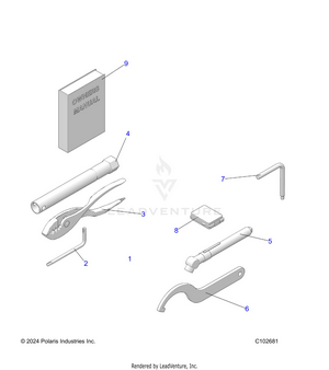References, Tool Kit And Owners Manual - A18daa50b7 (c102681) Schematic
