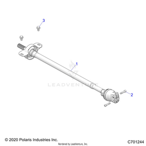 Drive Train, Front Prop Shaft - R21rre99a9/ac/ap/aw/b9/bc/bp/bw (c701244) Schematic