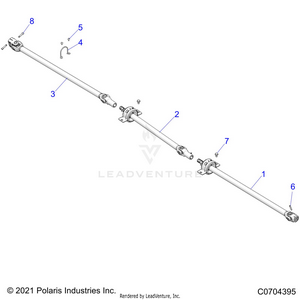 Drive Train, Prop Shaft - Z21r4e92ag/as/bg/bs (c0704395) Schematic