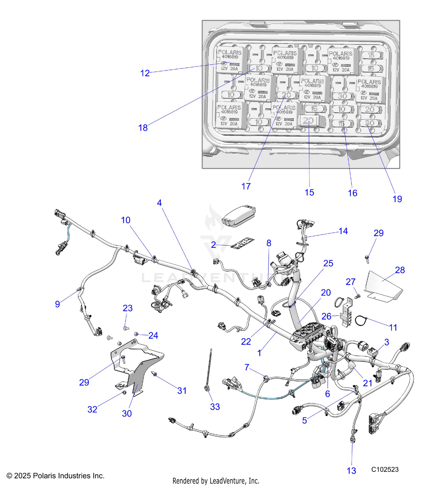 ELECTRICAL, WIRE HARNESS - A26SJR57AG (C102523)