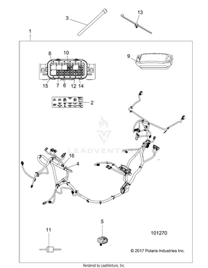 Electrical, Wire Harness - A18daa50b7 (101270) Schematic